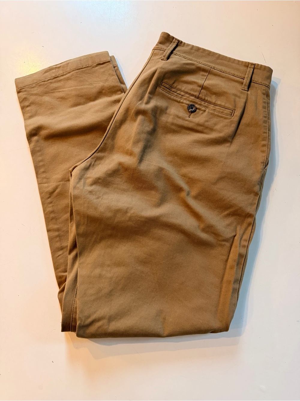 Goodfellow & Co Men's Tan Chino Pants, 34x32